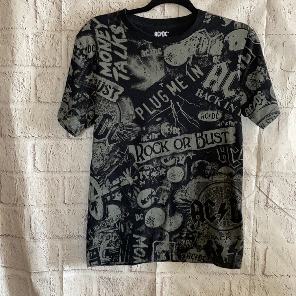 AcDc Concert Tee Black Small AcDc Concert Tee Black Small